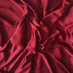 Maroon Color Armani Satin Fabric