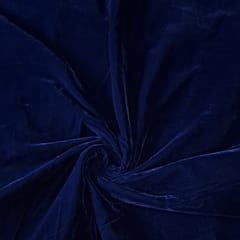 Navy Blue Color Velvet 9000 Fabric