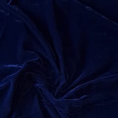 Navy Blue Color Velvet 9000 Fabric