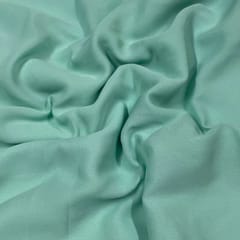 Sea Green Color Triple Georgette Fabric (N101LL)