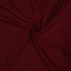 Dark Wine Color Heavy Georgette Fabric (N27D)