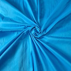 Sky Blue Color Cotton Silk Fabric (N185)