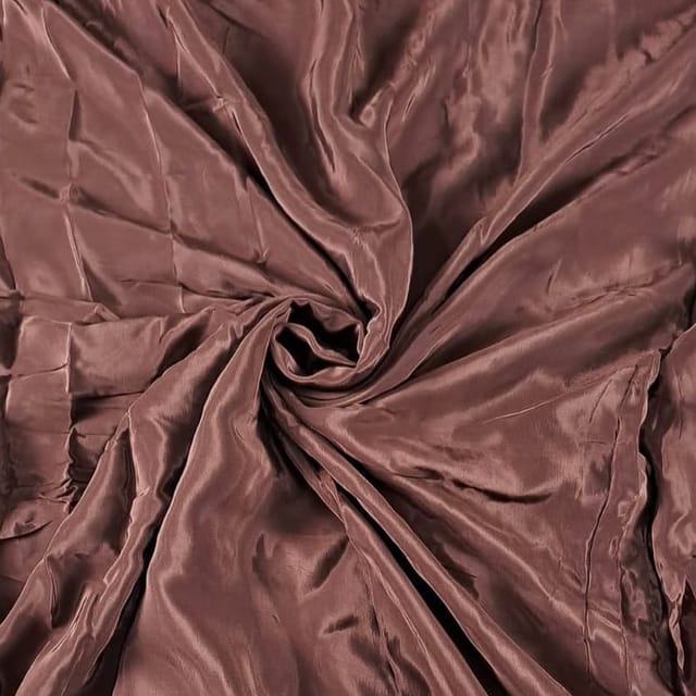 Brown Color Crepe Fabric (N231)