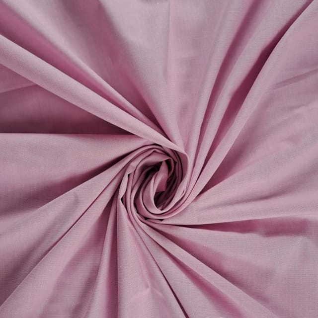 Pink Color Cotton Linen Fabric