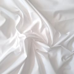 White Color Cotton Linen Fabric