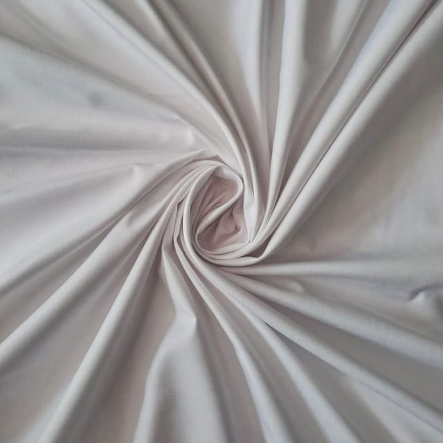 White Color Cotton Linen Fabric