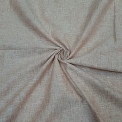 Rust Color Cotton Linen Fabric