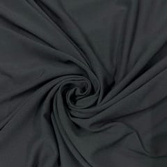 Dark Grey Color Moss Crepe Fabric (N36D)