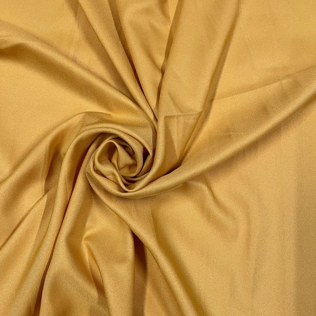 Mustard Color Moss Crepe Fabric (N177)