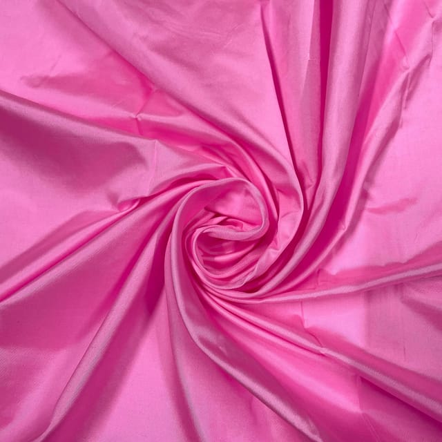 Light Pink Color Pure Satin Silk Fabric