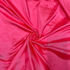 Pink Color Pure Satin Silk Fabric