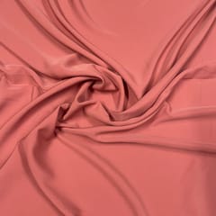 Dark Pink Color Banana Crepe Fabric