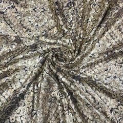 Gold Color Imported Sequins Fabric