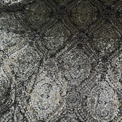 Gold Color Imported Sequins Fabric