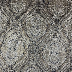 Gold Color Imported Sequins Fabric