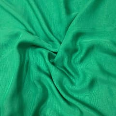 Sea Green Color Flat Chiffon Fabric (N104)