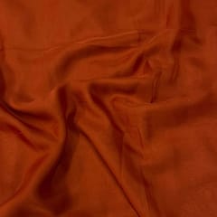 Dark Orange Color Flat Chiffon Fabric (N403)