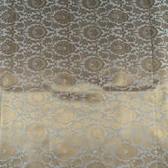 White Color Brocade fabric (1.90 Meter Piece)