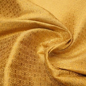 Beige Kimkhab Brocade fabric (1Meter Piece)