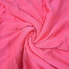 Rose Pink Color Georgette Fabric (N129)