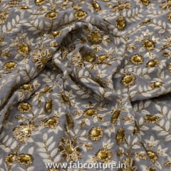 Georgette Embroidered Fabric (1.50Meter Piece)