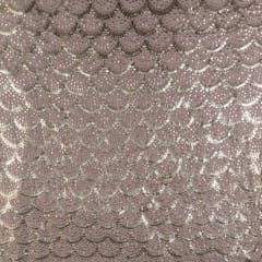 Move Color Georgette Sequins Embroidered Fabric (85cm Piece)