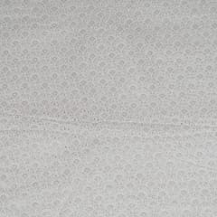 Dyeable Viscose Organza Embroidered Fabric