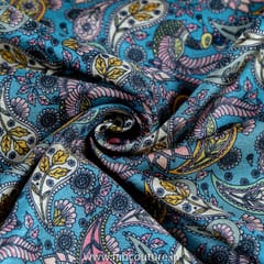 Tussar Silk Printed Fabric (1.50Meter Piece)