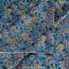 Tussar Silk Printed Fabric (1.50Meter Piece)