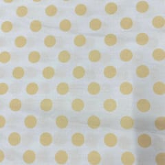 Cream Color Japanese Cotton Printed Fabric