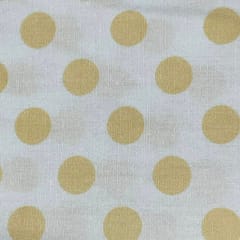 Cream Color Japanese Cotton Printed Fabric