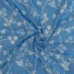 Cotton Embroidered Fabric