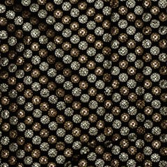 Black Color Chinon Chiffon Embroidered Fabric