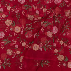 Pure Organza Embroidered Fabric