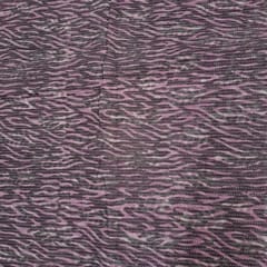 Lilac Color Cambric Cotton Kantha Printed Fabric