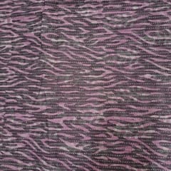 Lilac Color Cambric Cotton Kantha Printed Fabric