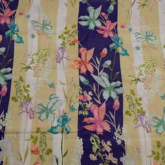 Multi Color Japan Silk Digital Printed Fabric