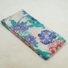 Multi Color Japan Silk Digital Printed Fabric