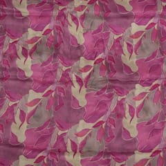 Multi Color Chinon Chiffon Digital Printed Fabric