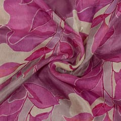 Multi Color Chinon Chiffon Digital Printed Fabric