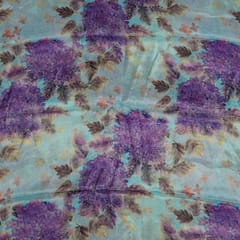 Multi Color Chinon Chiffon Digital Printed Fabric