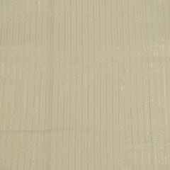 Dyeable Cotton Lurex Stripes Fabric