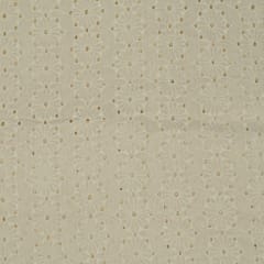 Dyeable Cotton Chikan Embroidered Fabric