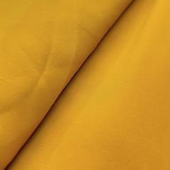 Dark Yellow Plain Heavy Fox Georgette Fabric