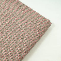 Peach Color Cotton Flex Printed Fabric (1.30Meter Piece)