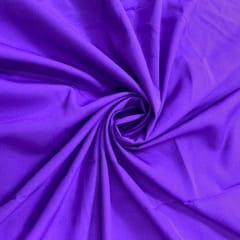 Royal Purple Color Dyed Poly Crepe Fabric