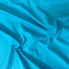 Sky Blue Color Dyed Poly Crepe Fabric ( N186)