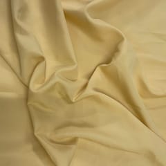 Light Yellow Color Dyed Poly Crepe Fabric (N175L)