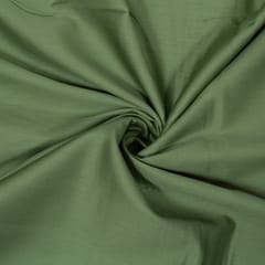 Green Color Zara Cotton Silk Fabric