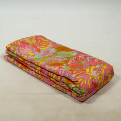 Multi Color Muslin Digital Printed Fabric